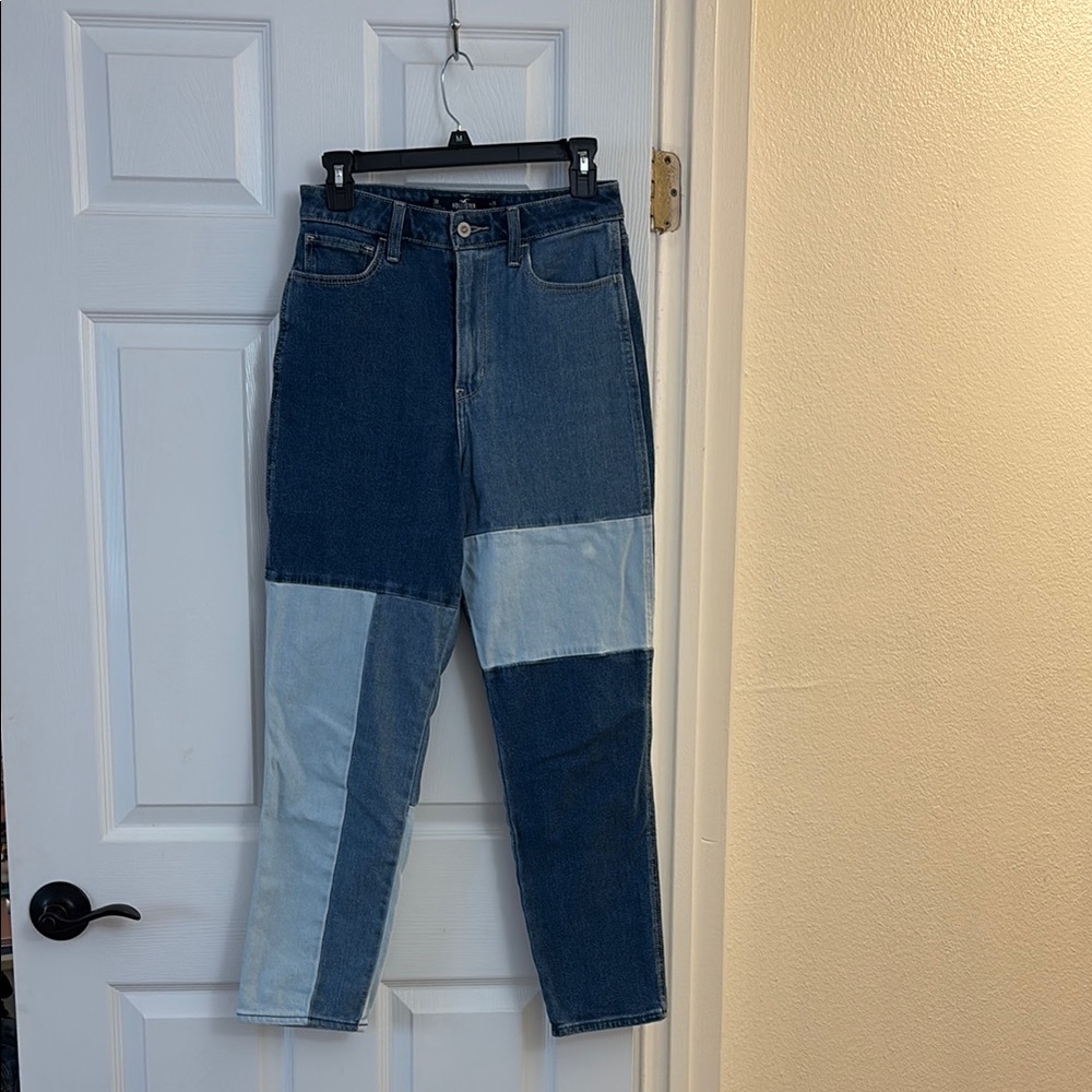 Patchwork Blue Jeans
